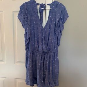 American Eagle Outfitters Blue Jumpsuit